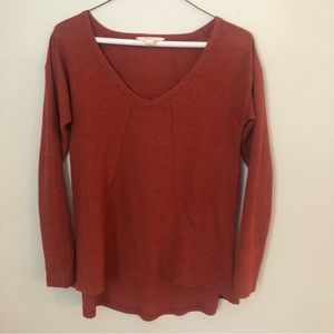 Sun & Shadow XS burnt orange top